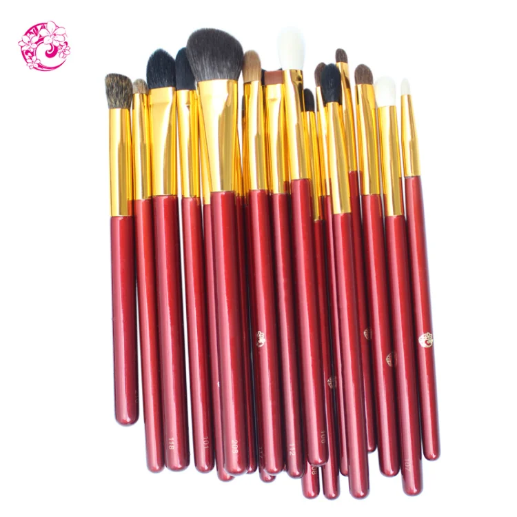 ENERGY Professional Cosmetic Brush Premium Handle Nylon hair brass Ferrule Makeup Brush set
