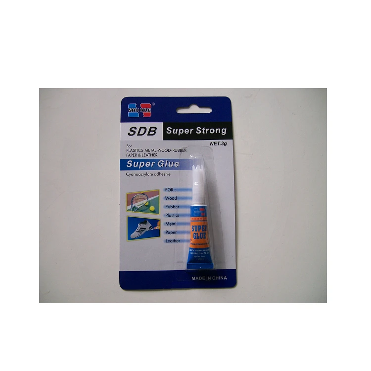 3 g tube card 1pc  super glue cyanoacrylate adhesive