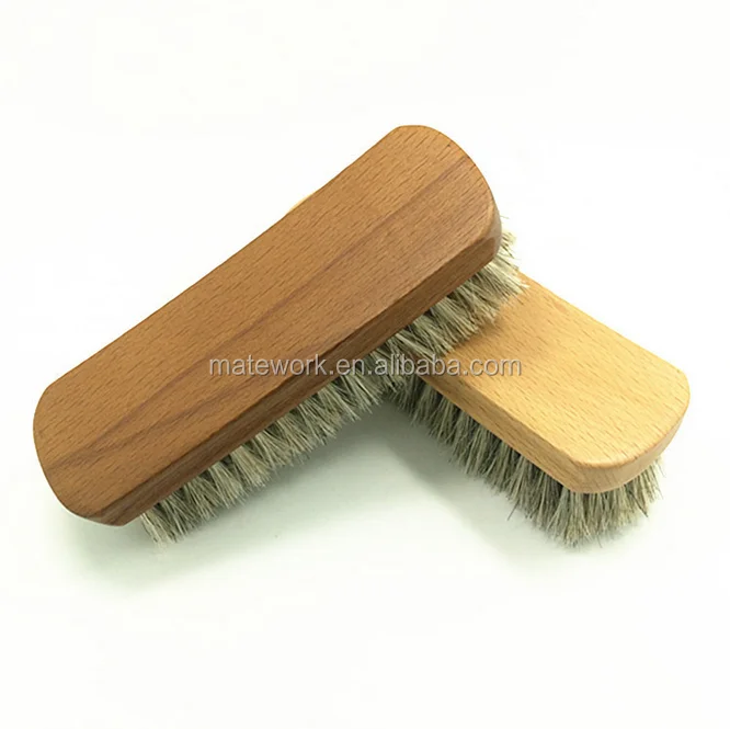 
High Quality wooden horse hair shoe polish brush,brush clothing 