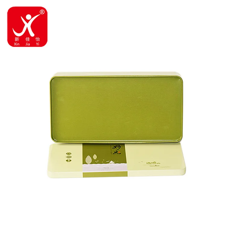 2018 popular high quality design composite eco-friendly square OEM chinese tea packaging tin box