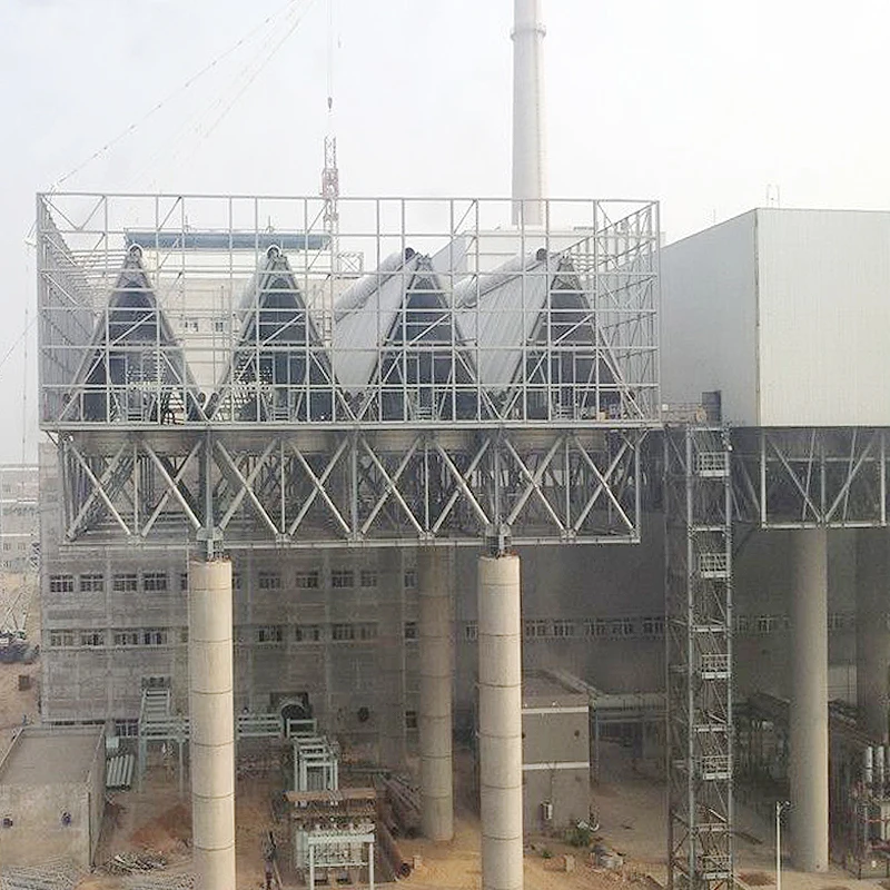 Dry cooling air cooled steel structure