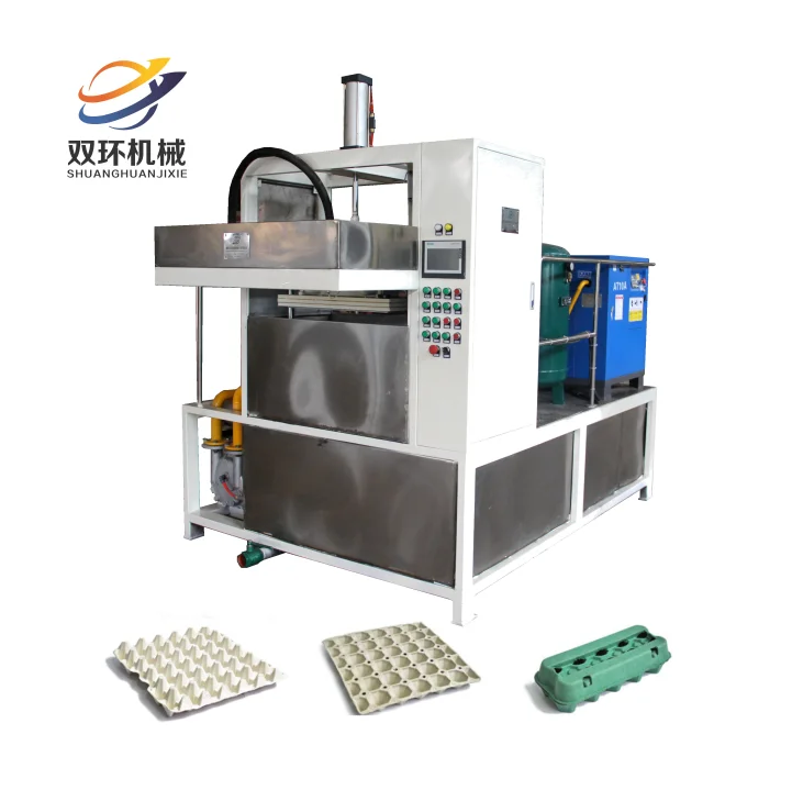 Egg tray and egg box mini making machine for small business with competitive price