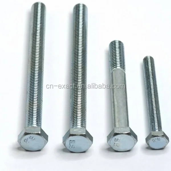 Black Surface Treatment Hex Bolts And Nuts 8.8 Grade