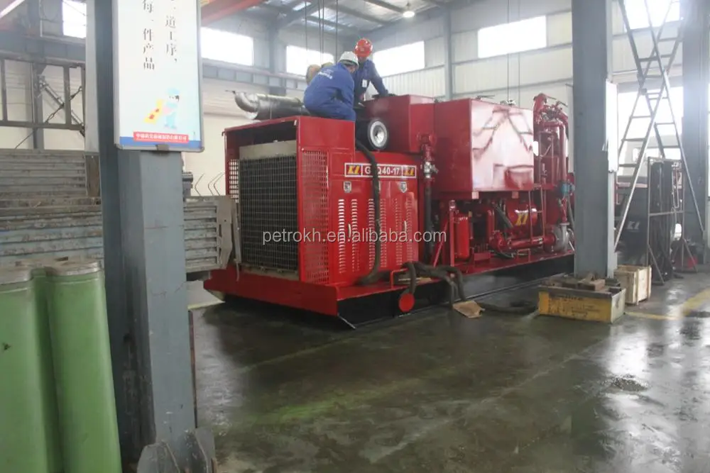 
40-17 cementing skid mounted 