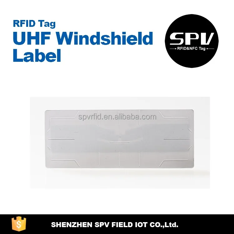 RFID Стекло тег Парковочная Система Vechile Управления Алина H3 ISO 18000-6C