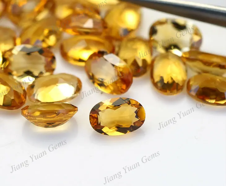 wholesale 4*6mm oval shape citrine stone prices