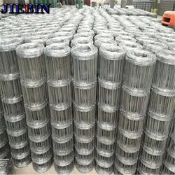 Galvanized Barbed Wire Farm Fence