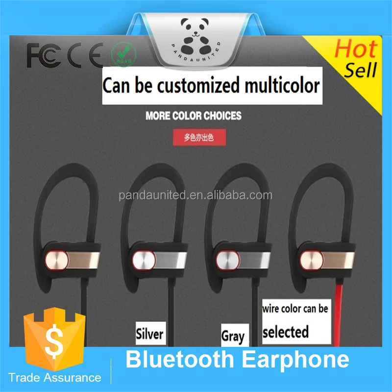 Bluetooth Беспроводные Наушники В Ухо Наушники V4.1 Стерео Шумоизоляции Спорта Sweatproof Гарнитуры с Микрофоном