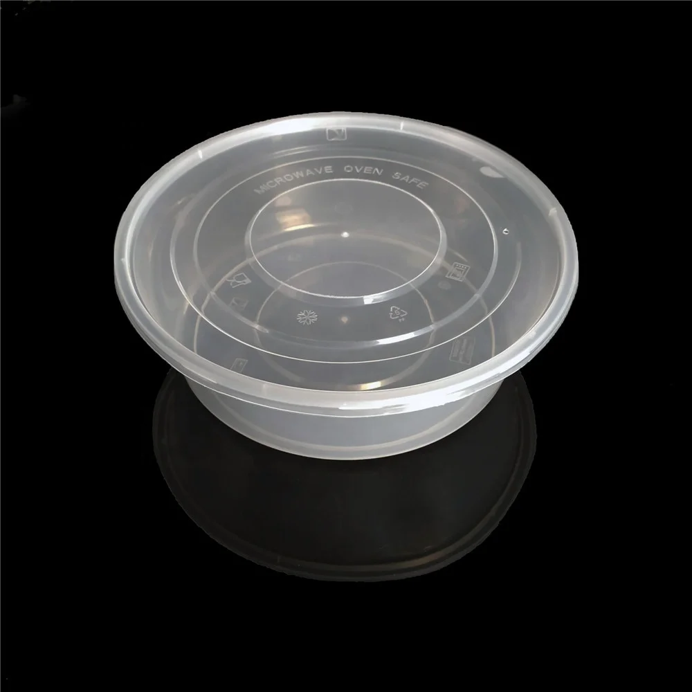 YQ465 2500ml microwave disposable plastic meal / food container/lunch box noodles bowl food storage container