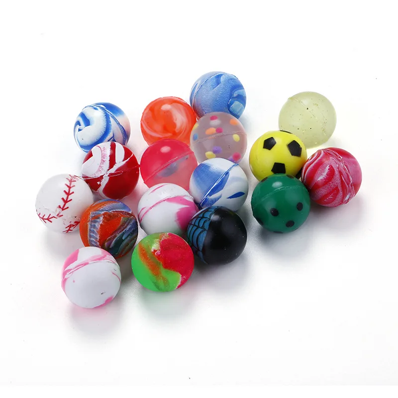 32mm basic color   rubber  bouncing ball toy