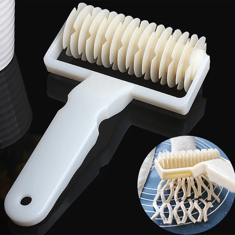 Cutter Dough Roller Knife Lattice Cutter Pasta Tool Plastic Baking Tool Cookie Pie Pizza Pastry Lattice Roller Cutter