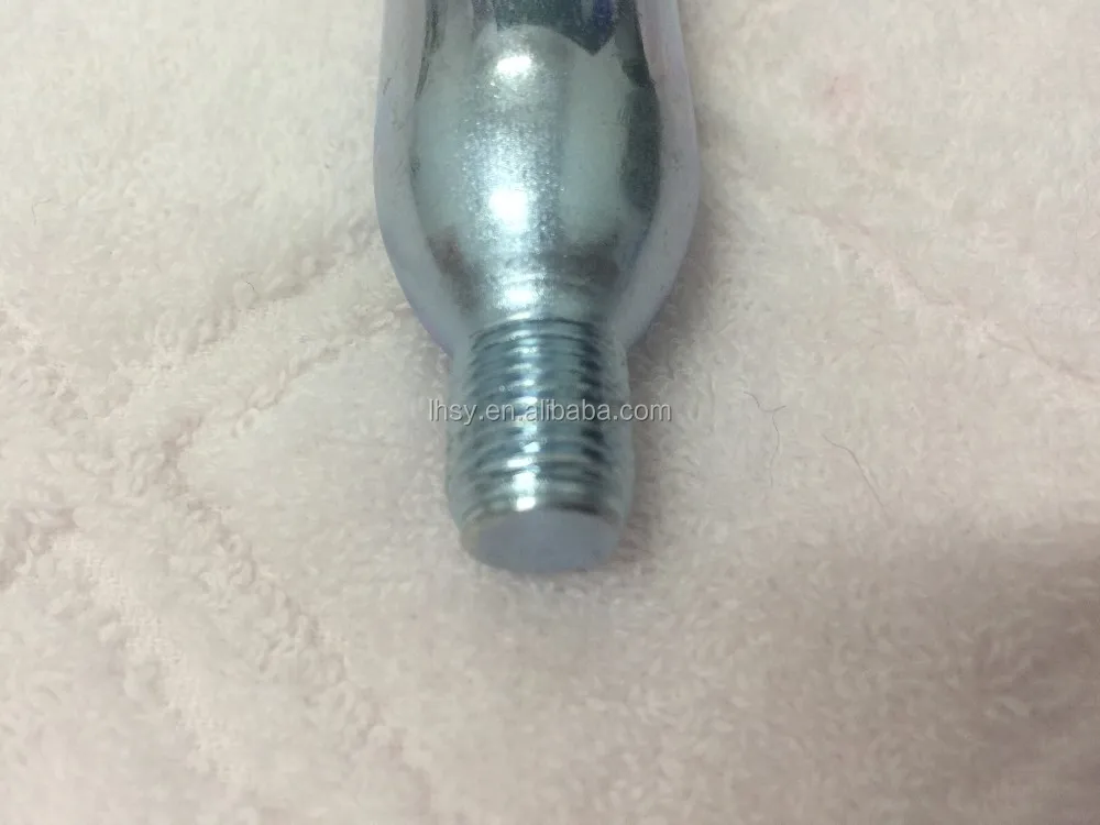 hot selling 18g 1/2 threaded disposable co2 cylinder for fire extinguisher