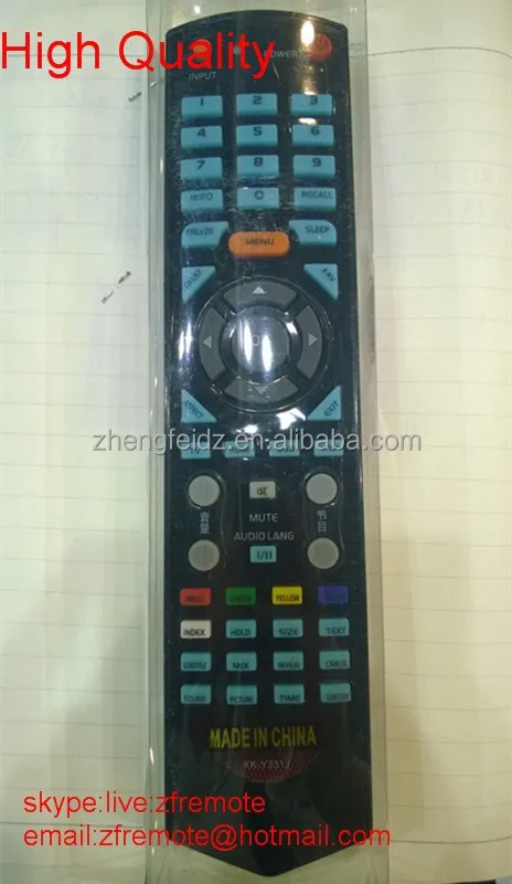 Bright Black 52 Keys KK-Y331J LCD LED remote control for KONKA LCD TV to Russia Market remote led lcd TV ceiling drop pop down l