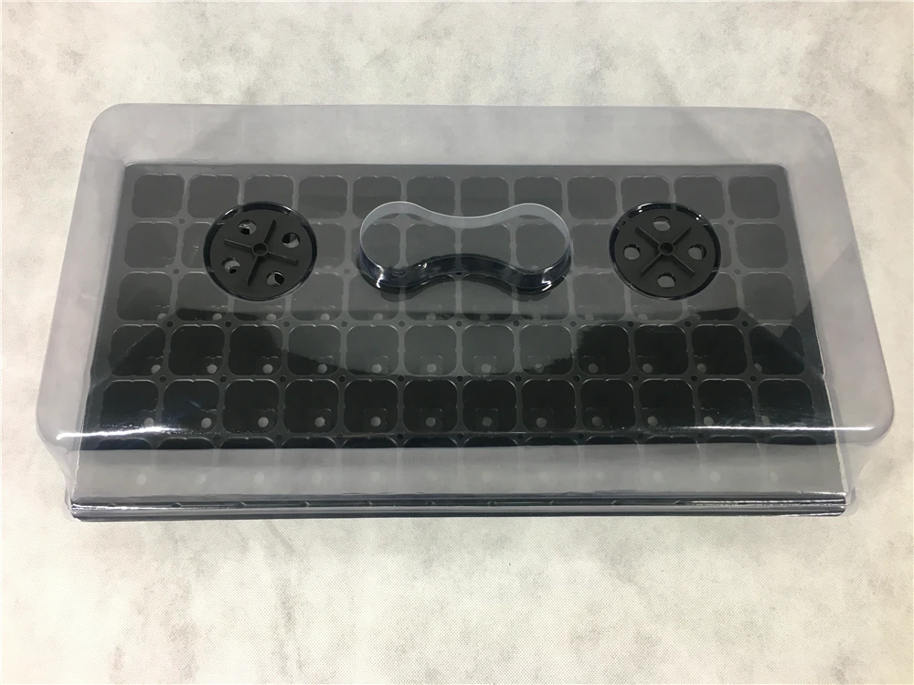 Cheap nursery plant 72 cells deep seed tray, wholesale plastic seeding tray for planters