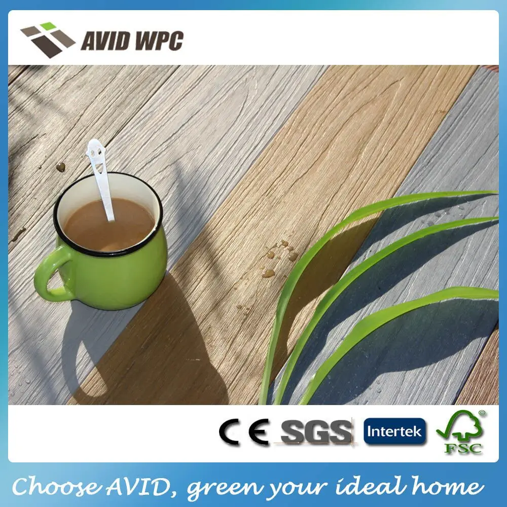 2017 AVID embossed with special wood grain WPC composite deck