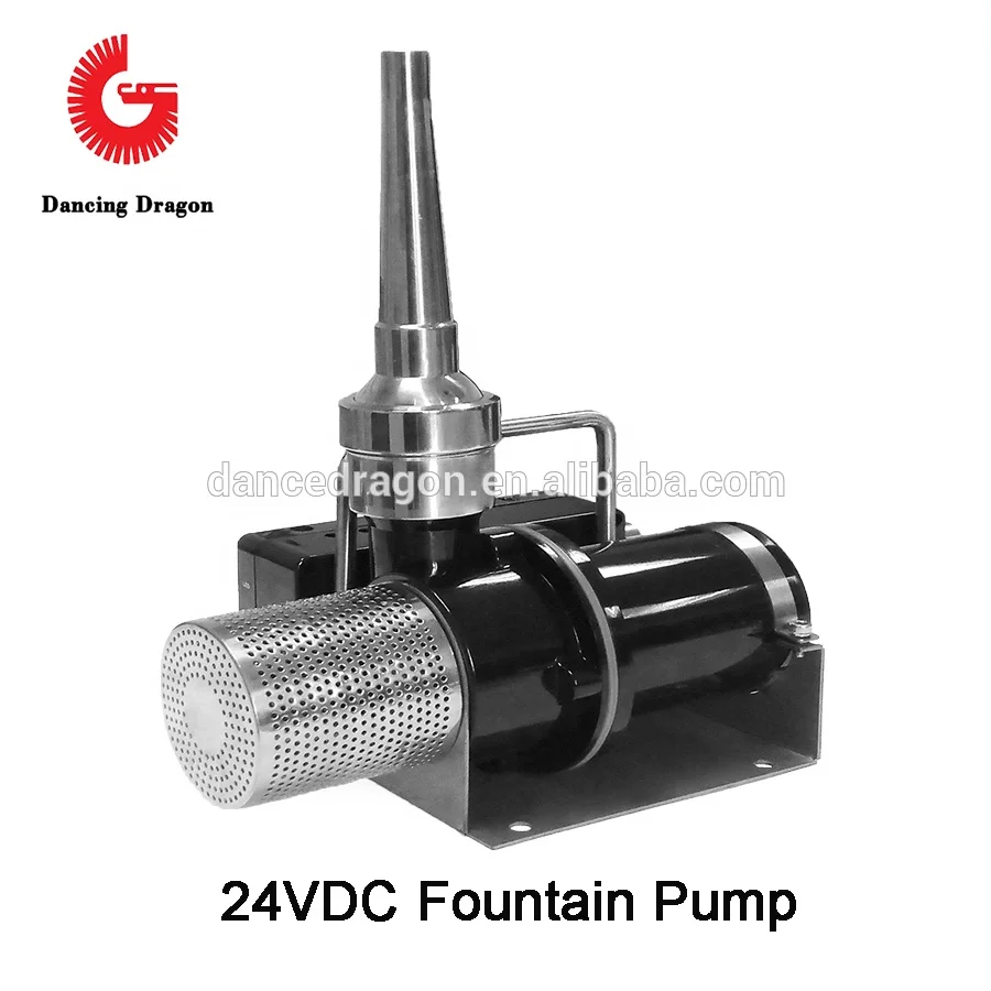 
24VDC 100W DMX512 Electric Water High Pressure Fountain Pump For Submersible Pompa per Cereali Outdoor Indoor Use 