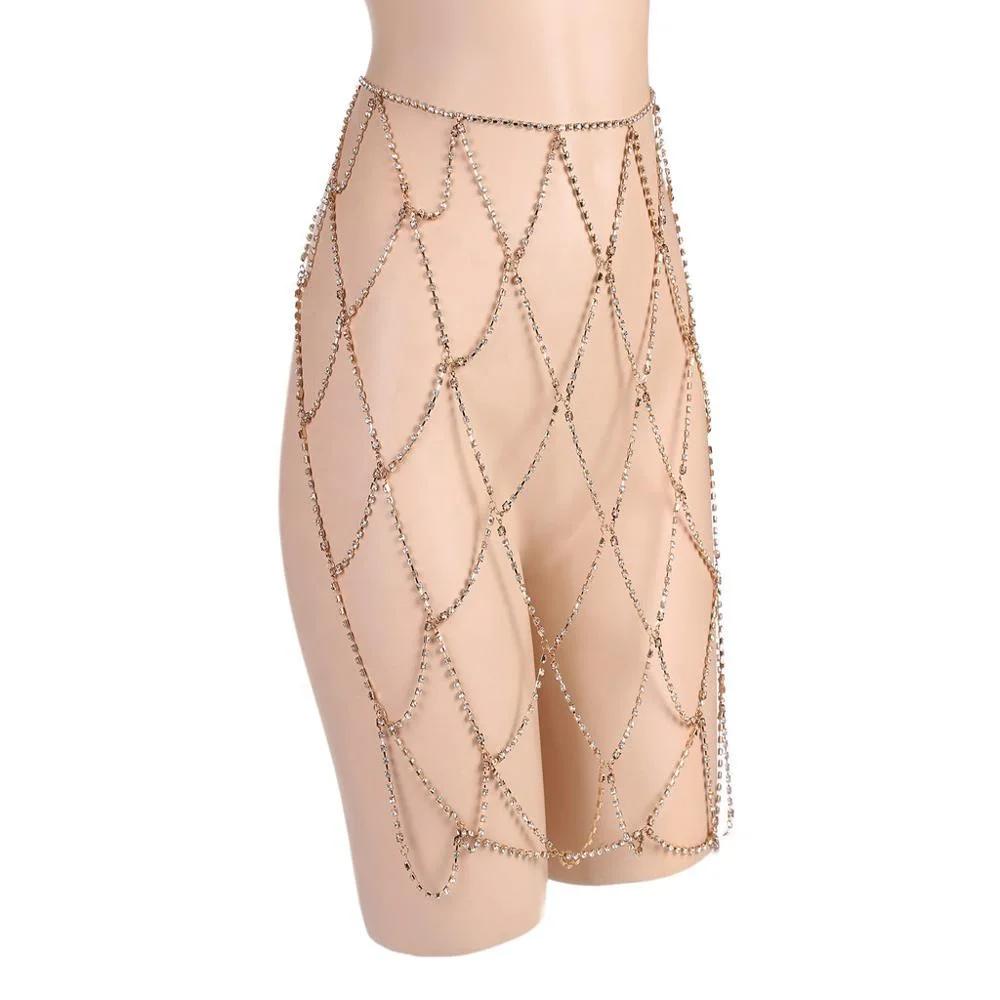 Шихань B5098, роскошная женская цепочка на талию со стразами, украшения для вечеринки, новейший дизайн, платье на цепочке со стразами