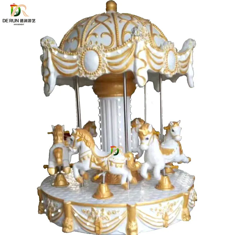 
Video Available!!! DERUN RIDES Mini fairground rides small carousel kiddie merry go round carousel for sale 
