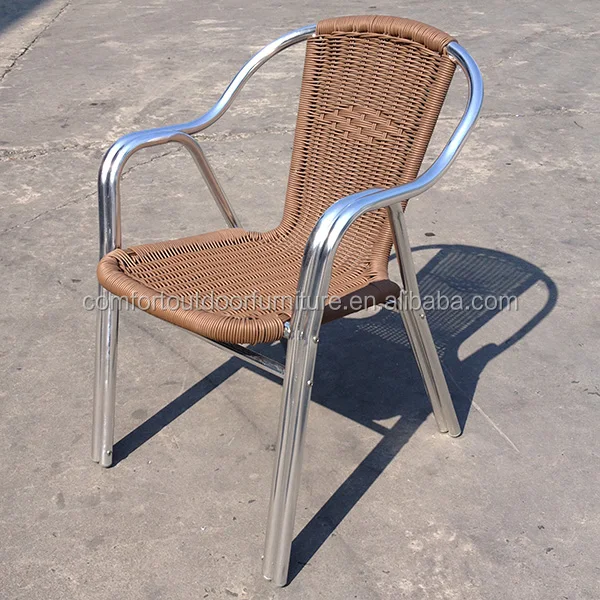 
Cheap Outdoor Furniture Aluminum Chair Dining Chair Shiny Chair 