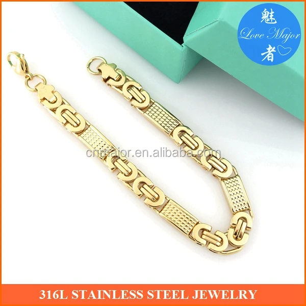 8mm men flat Byzantine box necklace Chain Bracelet link stainless steel jewelry
