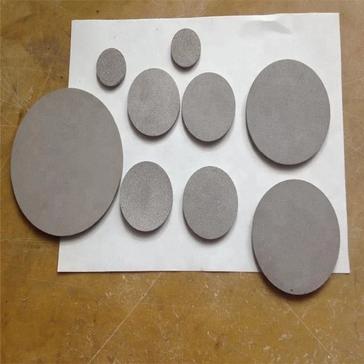 0.5-2-100micron sintered porous metal stainless steel bronze porous filter discs