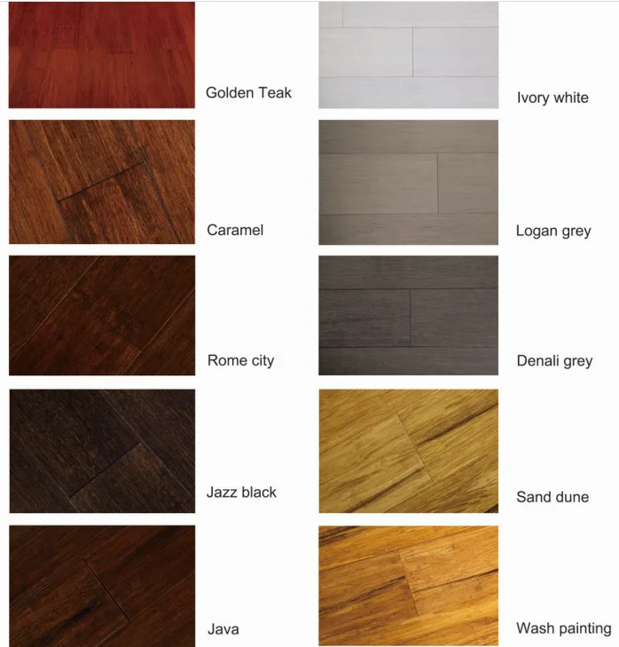 Herringbone Design Carbonized Bamboo Flooring