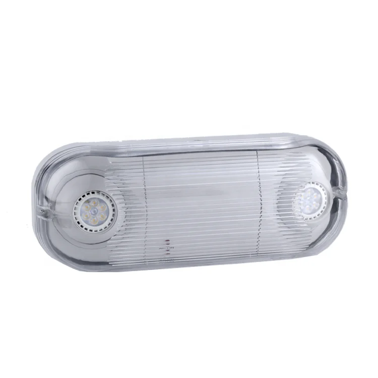 Wall mounted ABS housing rechargeable emergency light