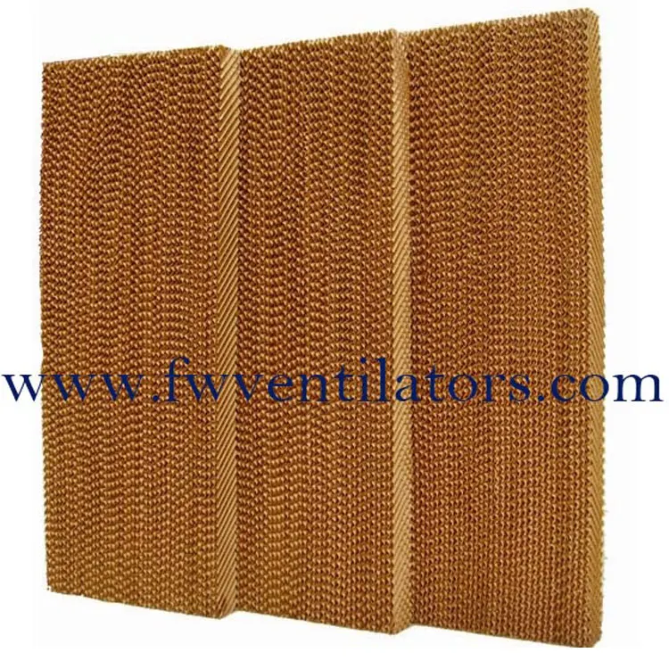 farming climate control equipment aluminum metal frame paper cooling pad for greenhouse