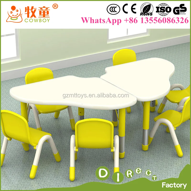 Гуанчжоу поставщик используется дети дошкольного детского сада classroon мебель для продажи, ребенка, стол и стулья