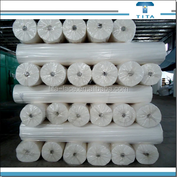 100% PVA water soluble dissolving non woven embroidery fabric