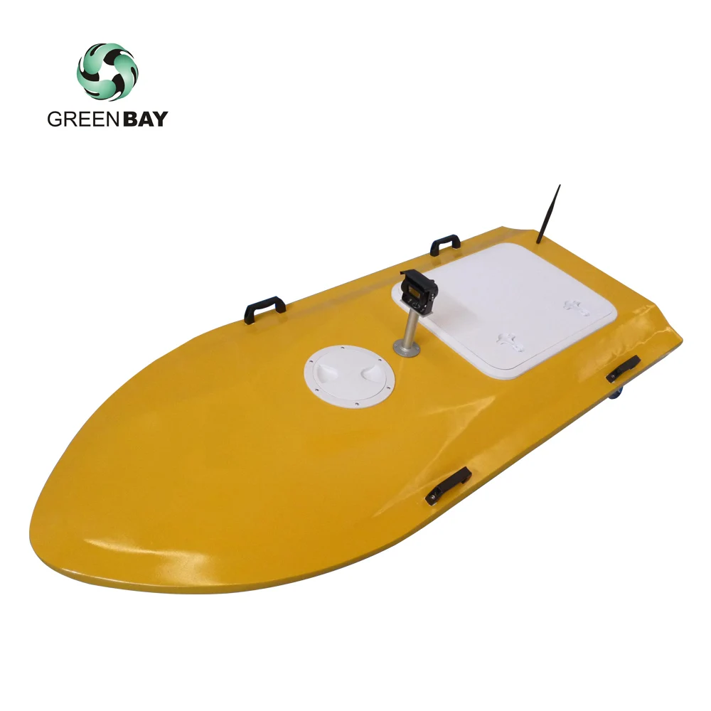 USV-I1650 Unmanned survey boat Powerful remote controlled survey boat double propeller surface vessel wide profile for stability