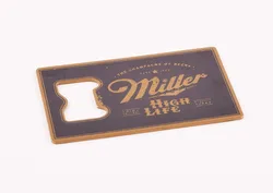 Wholesale Cheap Price!Custom bottle opener,stainless steel beer opener credit card shape,wall mount bottle opener