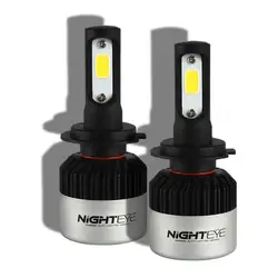 Novsight factory direct selling nighteye auto lighting system s2 h4 h7 led conversion kit car bulbs led headlight bulb h7