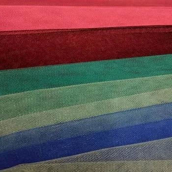 Sparkling and lightweight anti-wrinkle stretch glitter mesh tulle fabric