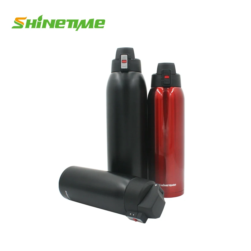 
Light Weight Metal Double Wall Stainless Steel Thermoses Vacuum Flask with Wide Mouth 