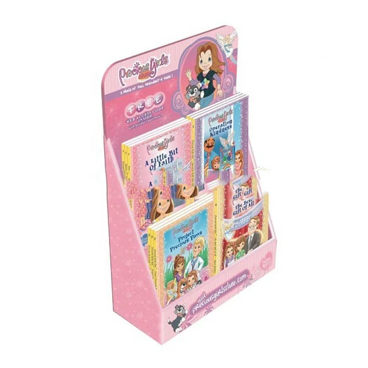 Custom Store Metal Display Book Rack Book Shelf Tabletop Book Display Stands