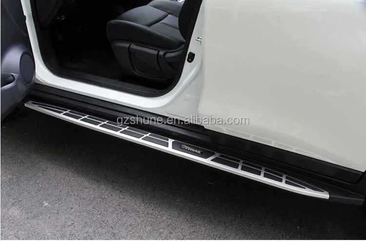 Aluminum Alloy X trail Side Step For X-Trail 2014-2017 2018 Running board Foot Step bar with side Skirt Auto accessories