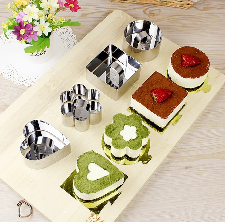 
Stainless Steel Cheese Cake Cookie Cutter Mold / Round Shaped 