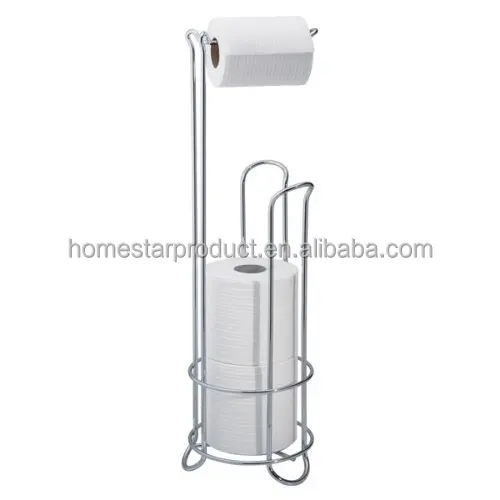 Homestar Steel Toilet Paper Holder /Lovely Standing plastic toilet tissue paper holder,Toilet Tissue Holder and Dispenser paper