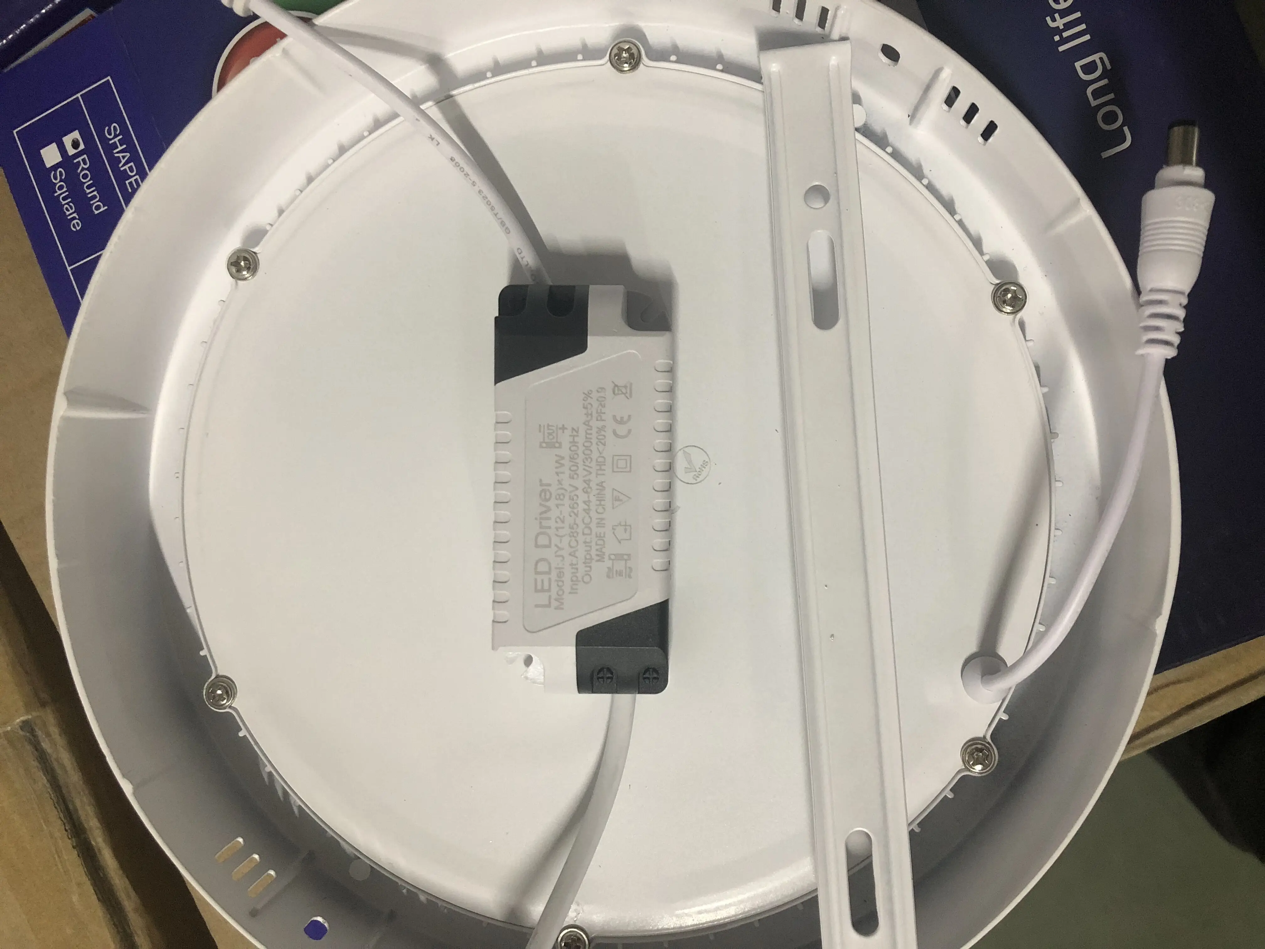 RA80 China factory Surface Mounted LED PANEL LIGHT 18w  Round shape