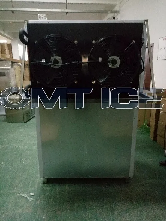 
OMT 1000kg/day Air cooled Cube Ice Making Machine for crystal and clean ice 