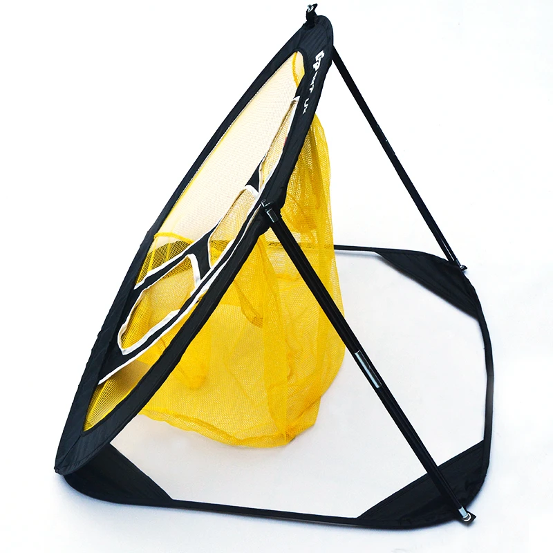 Outdoor practice golf net W67cm*H65cm*D70cm square golf chipping net with target goal fabric golf chipping net
