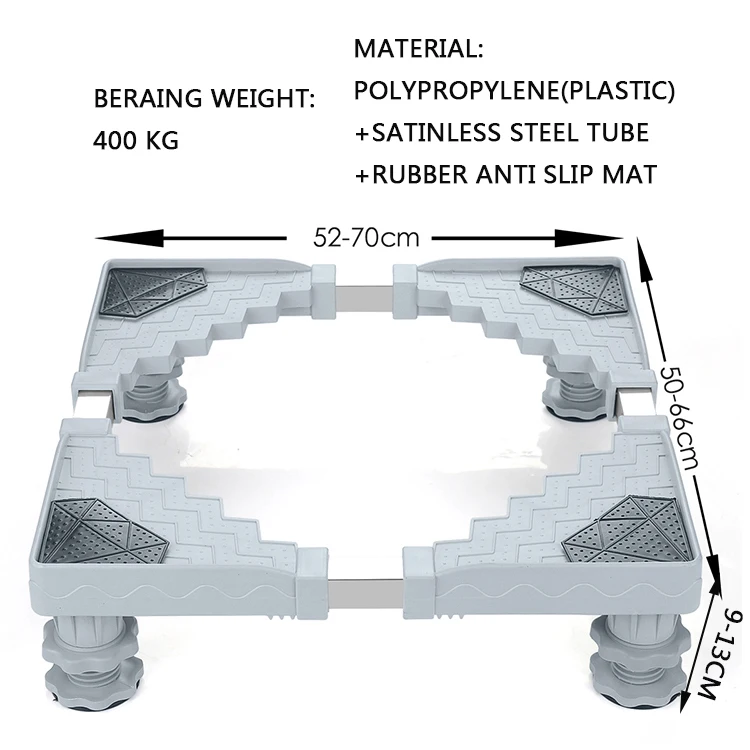8kg auto rerigerator base roller washing machine base
