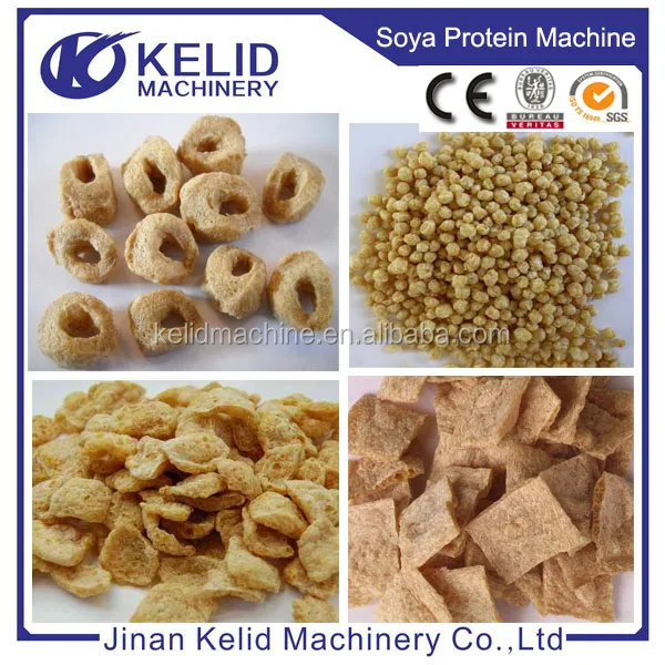 TVP/TSP Soya Bean Protein Chunks Making Machine