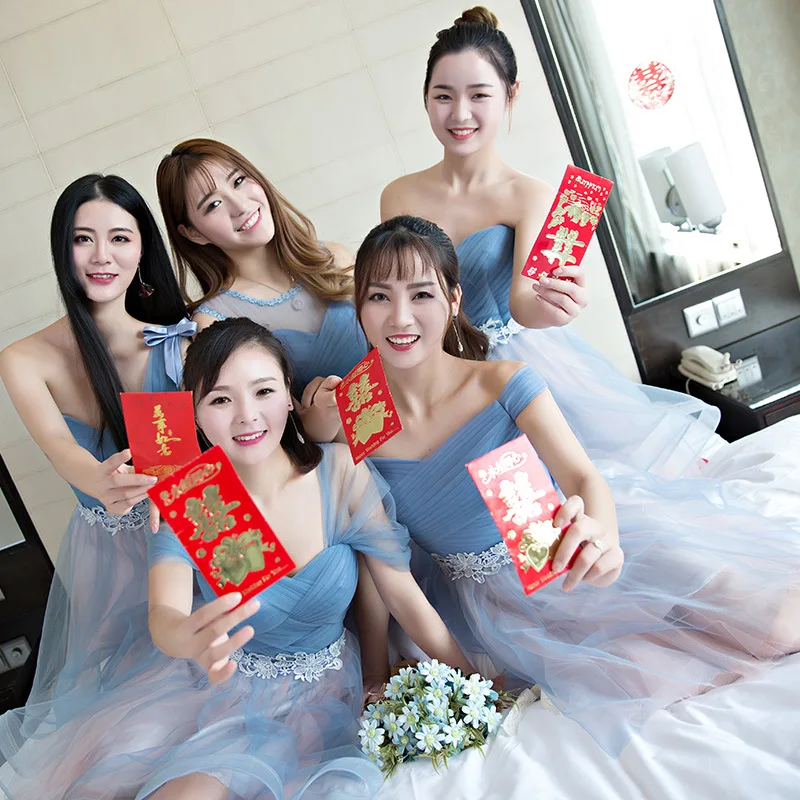 
ZH1142L 2018 custom short colored wedding bridesmaid dress evening prom dress 