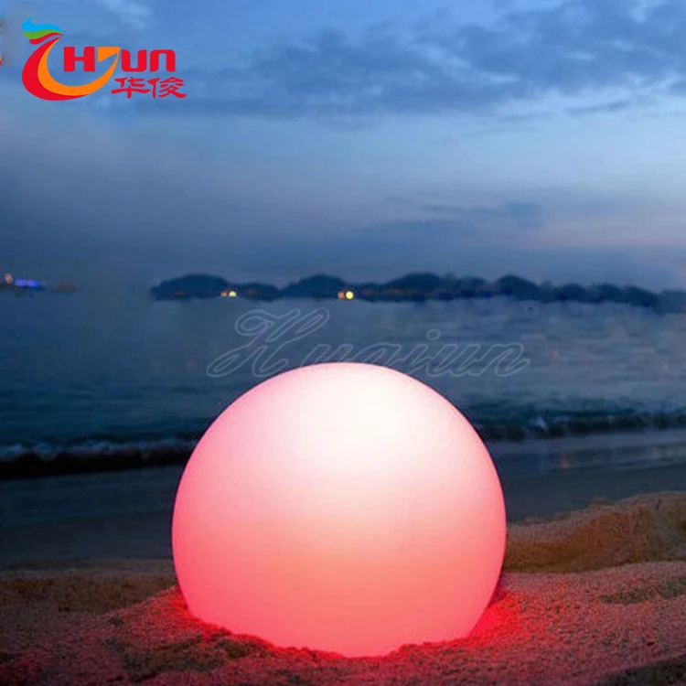 New Outdoor Garden Swimming Pool Floating Rechargeable Waterproof Led Glowing Light Ball