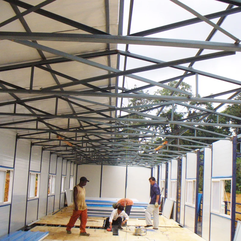 Easy Installation High Strength Modular Prefabricated House Building Labor Camps