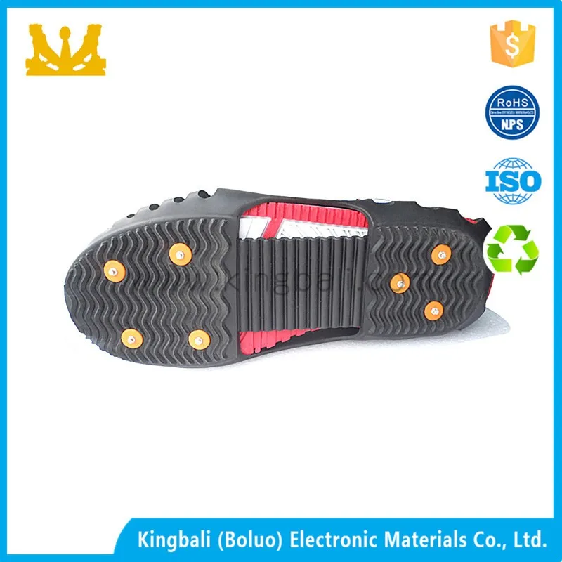 4 зуба Силиконовая Резина Ice бутсы из нержавеющей стали льда Захваты/ледолазание кошки