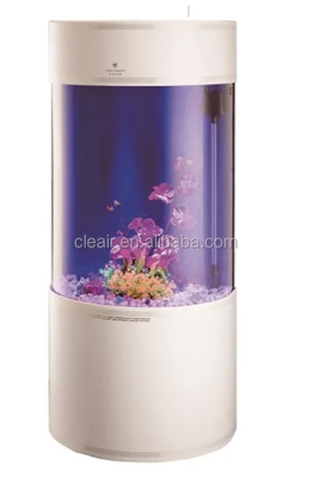 36 gal semi-cylinder acrylic aquarium
