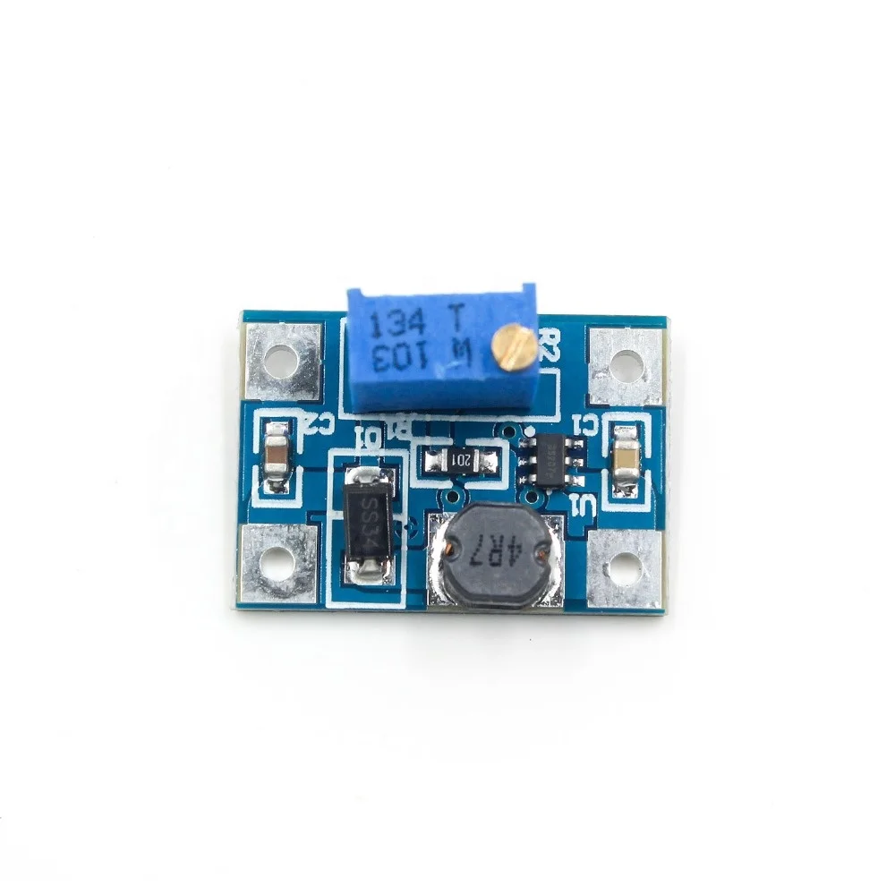 DC-DC SX1308 Step-UP Adjustable Power Module Step Up Boost Converter 2-24V to 2-28V 2A
